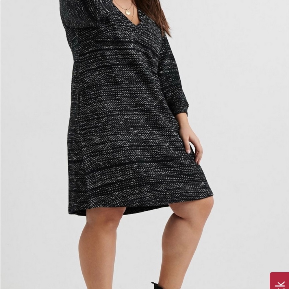 Lucky Brand women’s Knit Shift dress. Black size 2xl - Picture 2 of 3